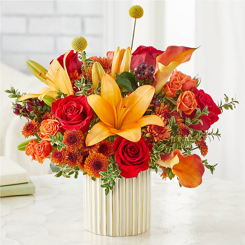 Scarlet Skies Bouquet – Bayport Flower Houses Inc, Bayport NY