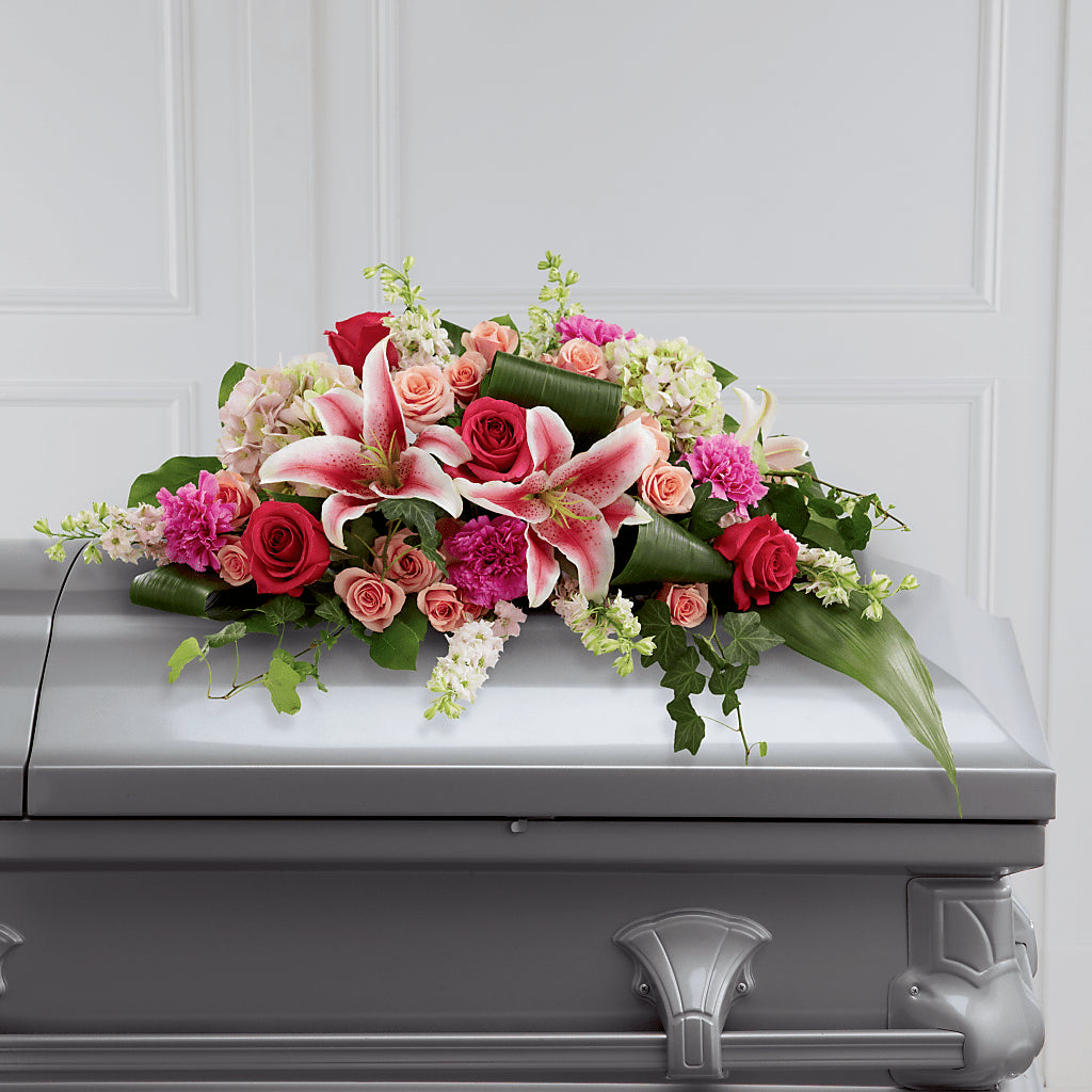 Splendid Grace Casket Spray – Bayport Flower Houses Inc, Bayport NY