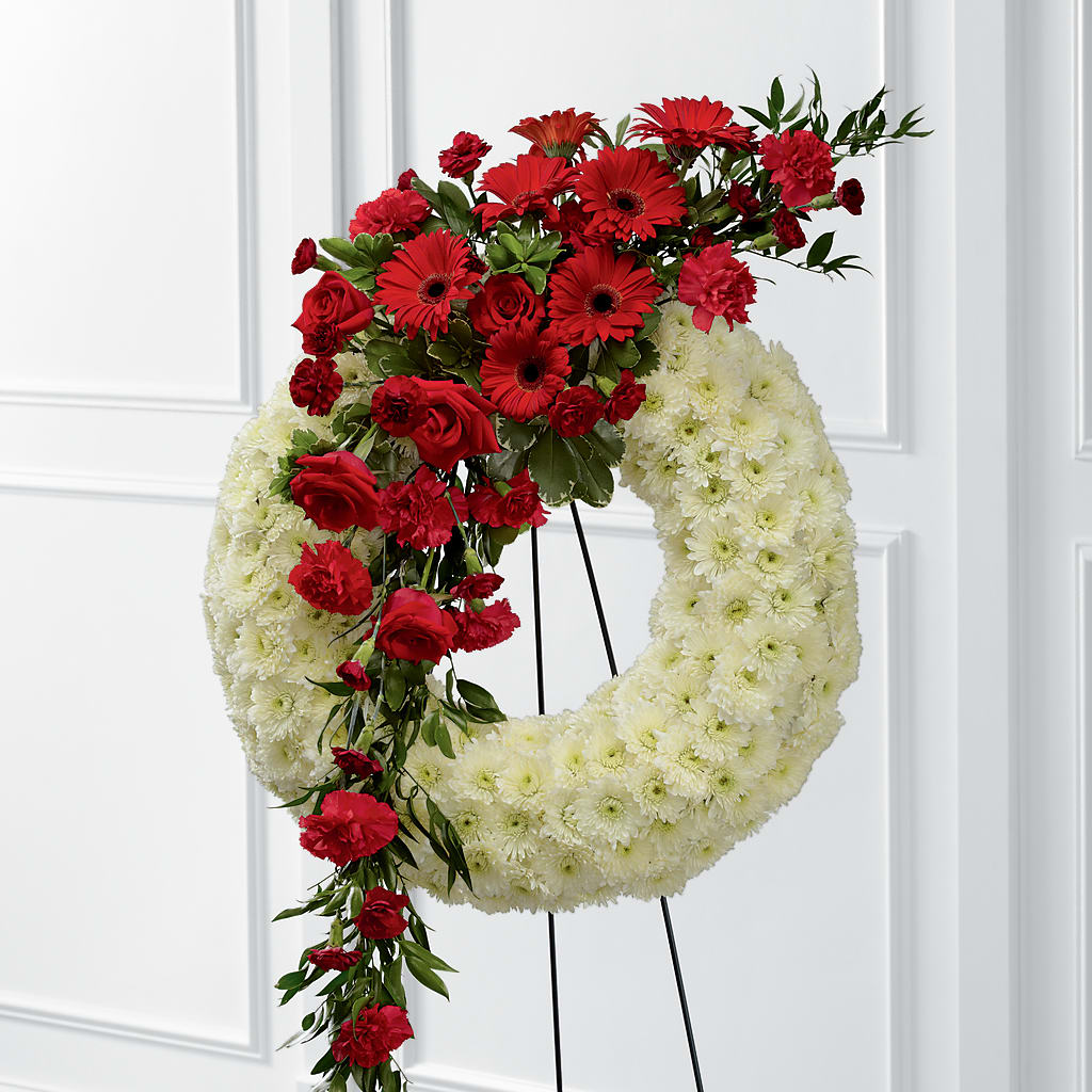 Graceful Tribute Wreath – Bayport Flower Houses Inc, Bayport NY