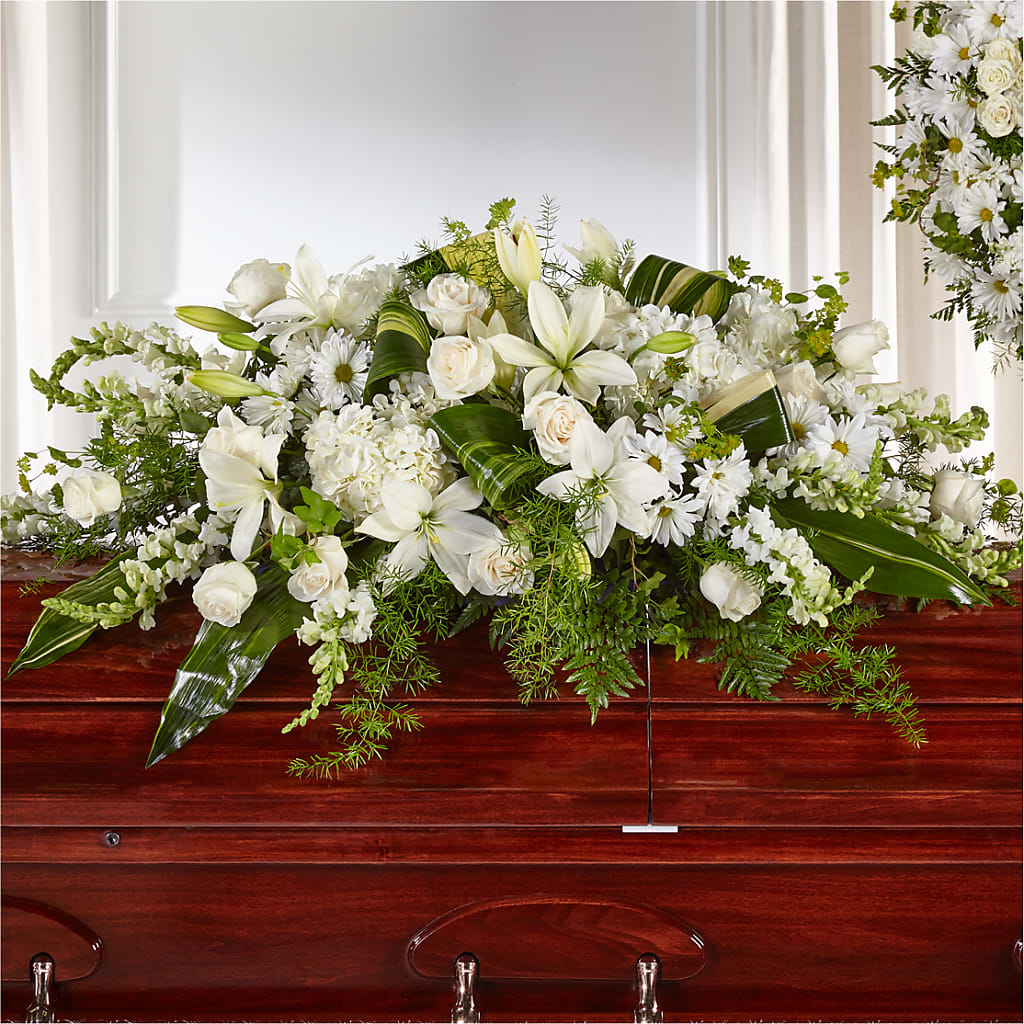 Abundance Casket Spray – Bayport Flower Houses Inc, Bayport NY