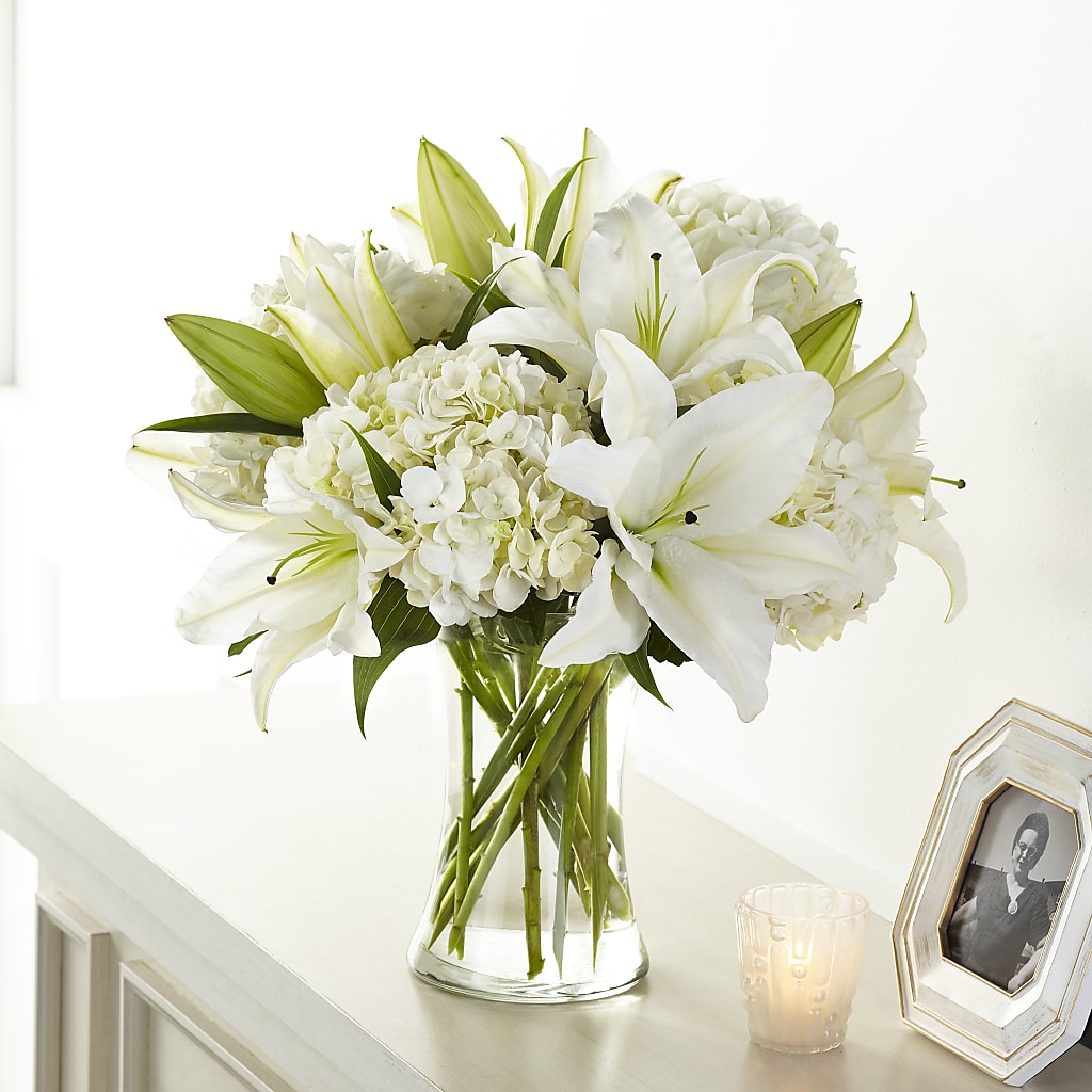 Compassionate Lily Bouquet – Bayport Flower Houses Inc, Bayport NY