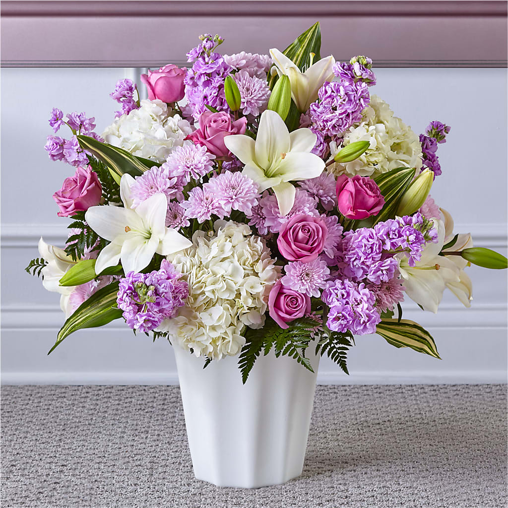 Heaven Sent Floor Basket – Bayport Flower Houses Inc, Bayport NY