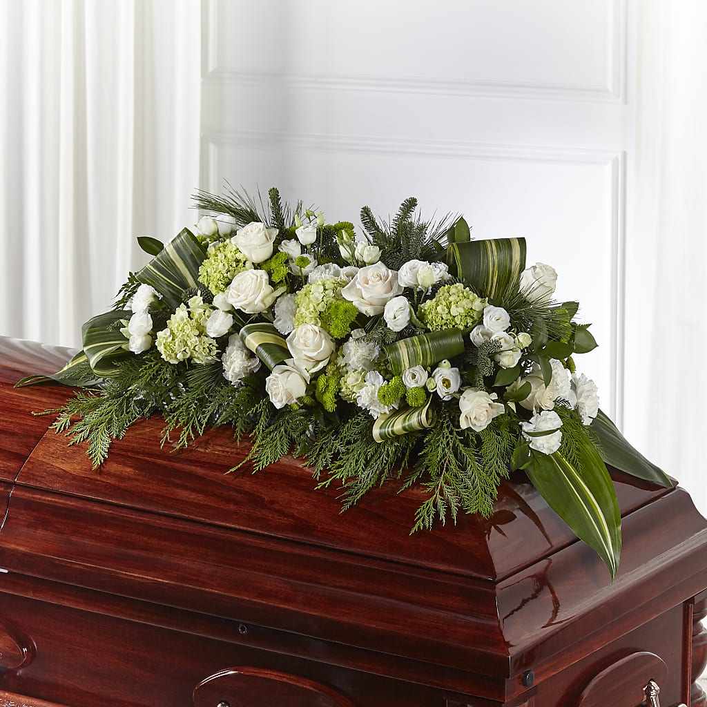 Hopeful Gesture Casket Spray – Bayport Flower Houses Inc, Bayport NY