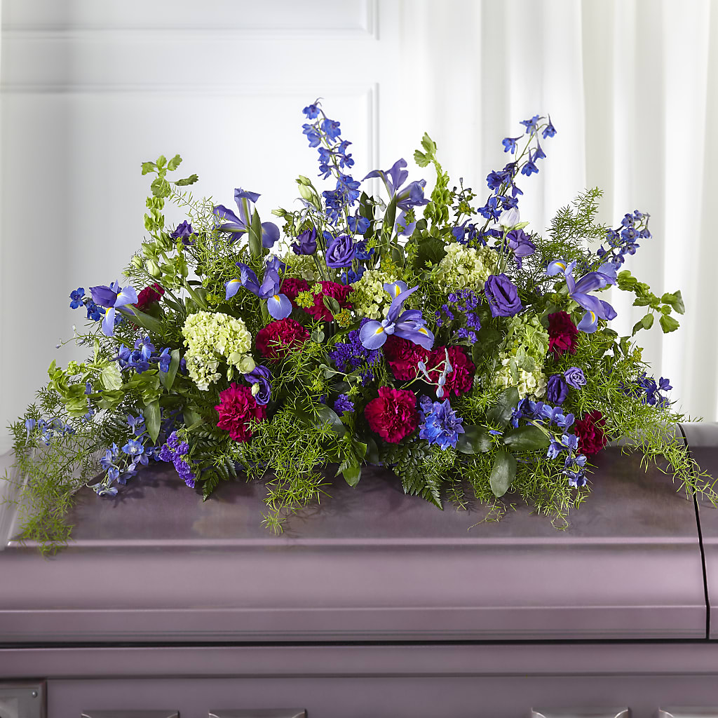 Always Treasured Casket Spray – Bayport Flower Houses Inc, Bayport NY