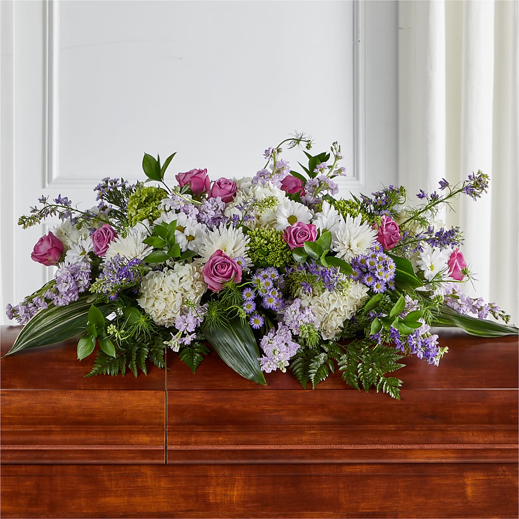 Meadows of Serenity Casket Spray – Bayport Flower Houses Inc, Bayport NY