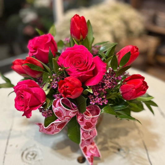 BE MINE - ROSE & TULIPS