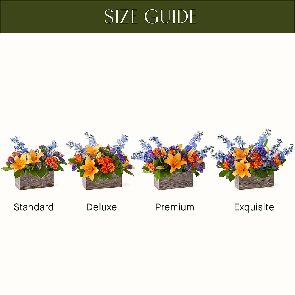 Radiant Citrus Box Bouquet –  Bayport Flower Houses Inc, Bayport NY