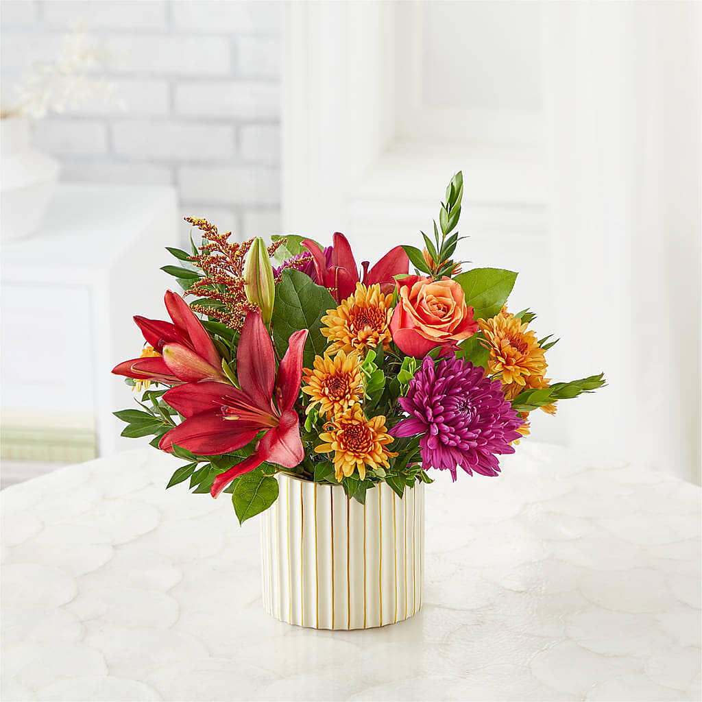 Burgundy Landscape Bouquet –  Bayport Flower Houses Inc, Bayport NY