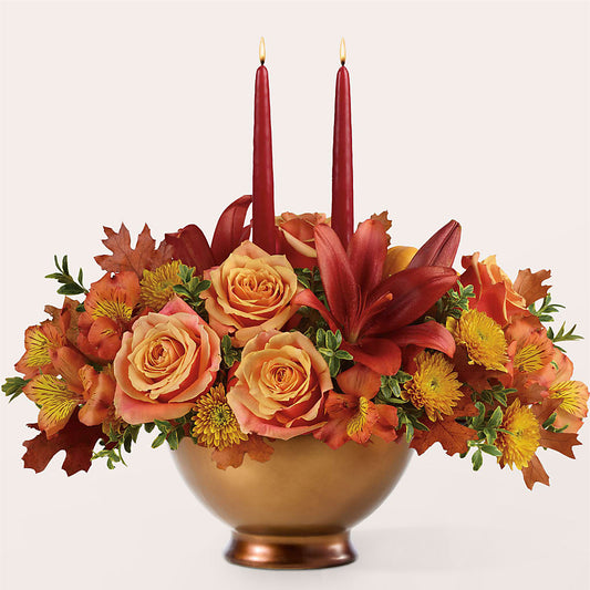 Harvest Table Centerpiece –  Bayport Flower Houses Inc, Bayport NY