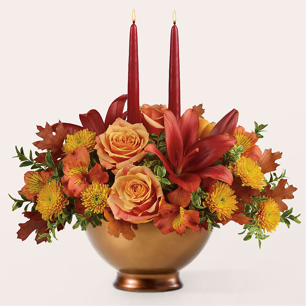Harvest Table Centerpiece –  Bayport Flower Houses Inc, Bayport NY