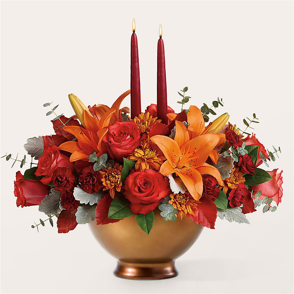 Fruits of Fall Centerpiece –  Bayport Flower Houses Inc, Bayport NY
