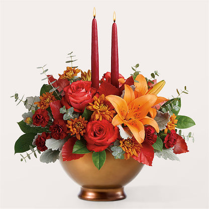 Fruits of Fall Centerpiece –  Bayport Flower Houses Inc, Bayport NY