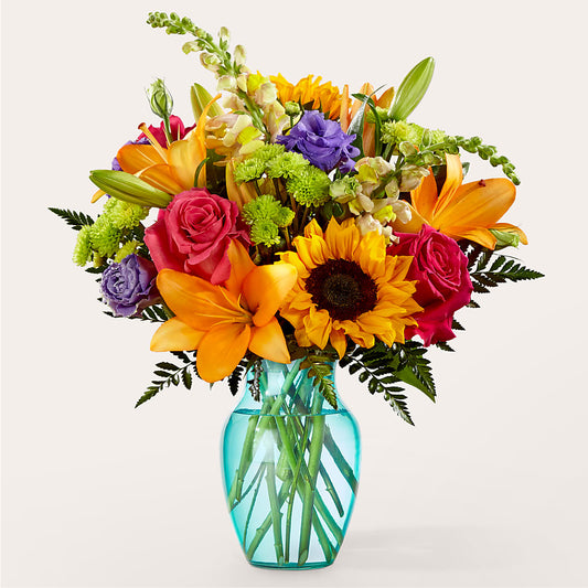 Double Rainbow Bouquet –  Bayport Flower Houses Inc, Bayport NY