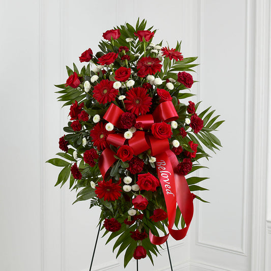 Treasured Memories Standing Spray –  Bayport Flower Houses Inc, Bayport NY