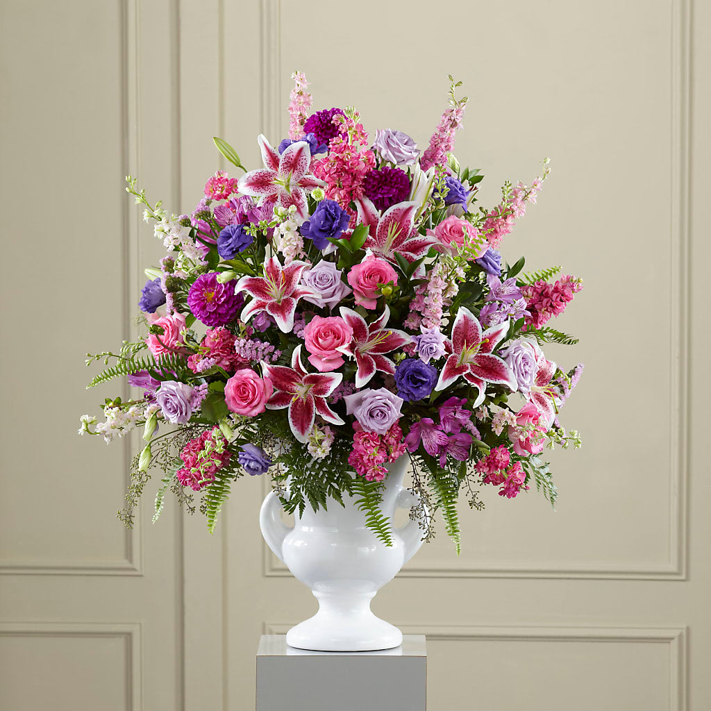 Peaceful Tribute Arrangement –  Bayport Flower Houses Inc, Bayport NY