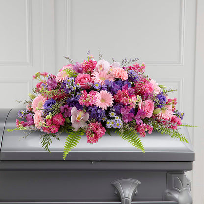 Glorious Garden Casket Spray –  Bayport Flower Houses Inc, Bayport NY