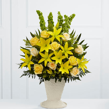 Golden Memories Arrangement –  Bayport Flower Houses Inc, Bayport NY