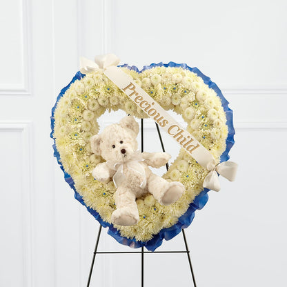 Precious Child Standing Heart –  Bayport Flower Houses Inc, Bayport NY