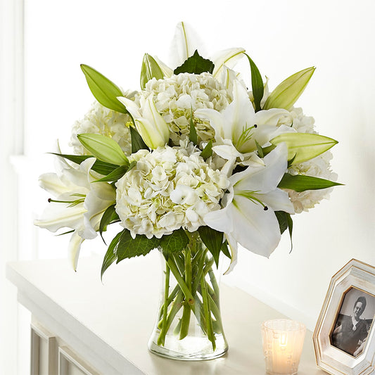 Compassionate Lily Bouquet –  Bayport Flower Houses Inc, Bayport NY