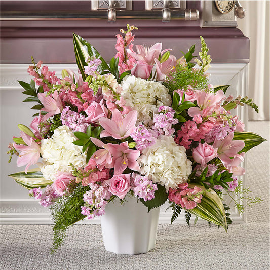 Simply Serene Floor Basket –  Bayport Flower Houses Inc, Bayport NY