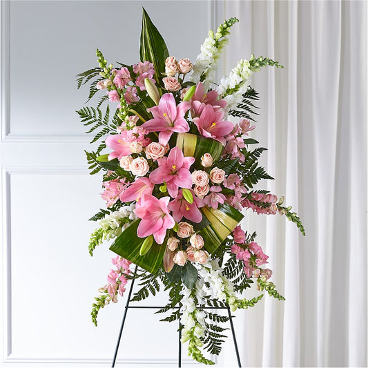 Elegant Embrace Standing Spray –  Bayport Flower Houses Inc, Bayport NY