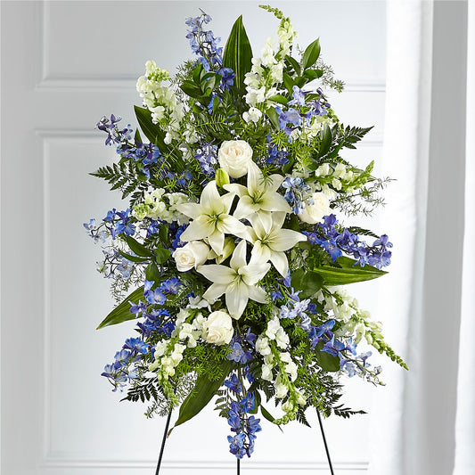 Faithful Friend Standing Spray –  Bayport Flower Houses Inc, Bayport NY