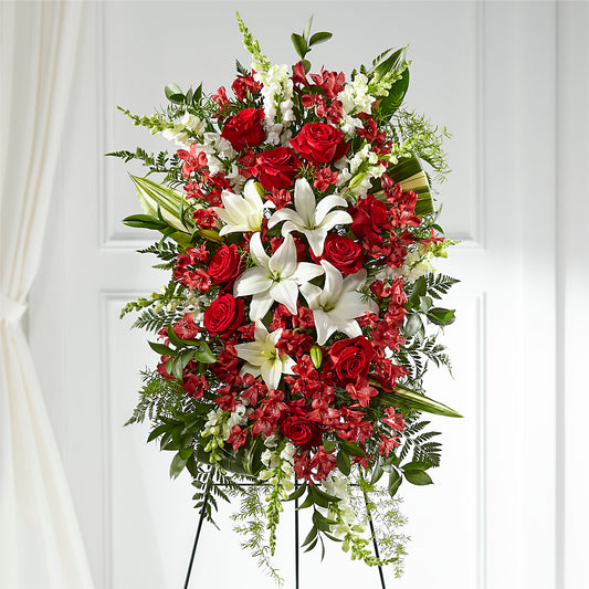 Everlasting Memory Standing Spray –  Bayport Flower Houses Inc, Bayport NY