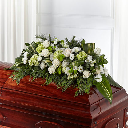 Hopeful Gesture Casket Spray –  Bayport Flower Houses Inc, Bayport NY