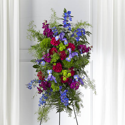 Heavenly Skies Standing Spray –  Bayport Flower Houses Inc, Bayport NY