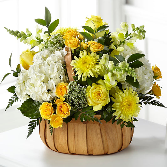 Rustic Remembrance Basket –  Bayport Flower Houses Inc, Bayport NY