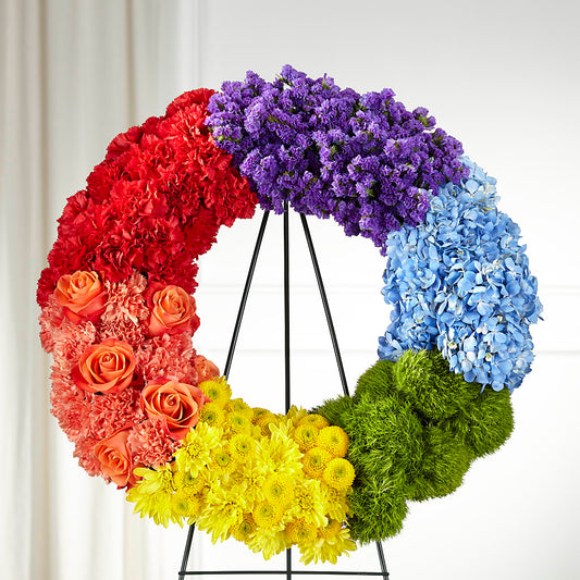 Circle of Love Wreath –  Bayport Flower Houses Inc, Bayport NY