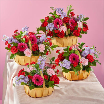 Pink Picnic Basket –  Bayport Flower Houses Inc, Bayport NY
