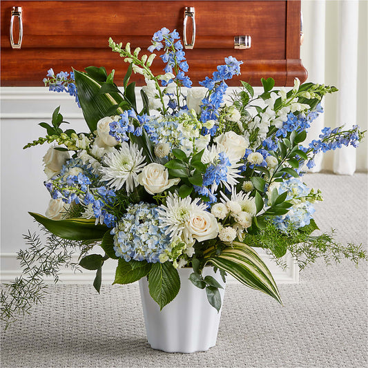 Everlasting Memories Floor Basket –  Bayport Flower Houses Inc, Bayport NY